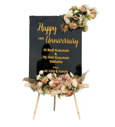 Papan Bunga Akrilik Gonggang