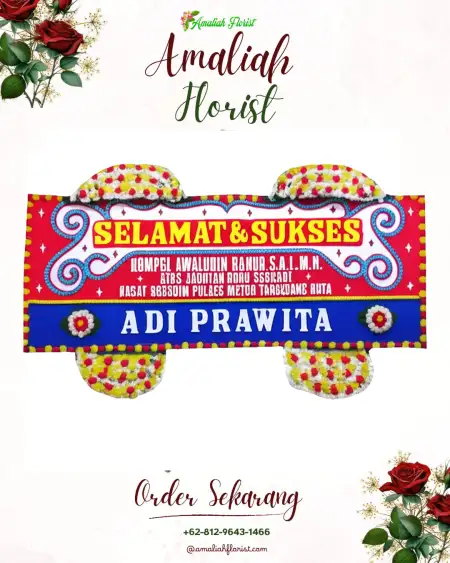 Papan Bunga Ucapan Selamat Gonggang